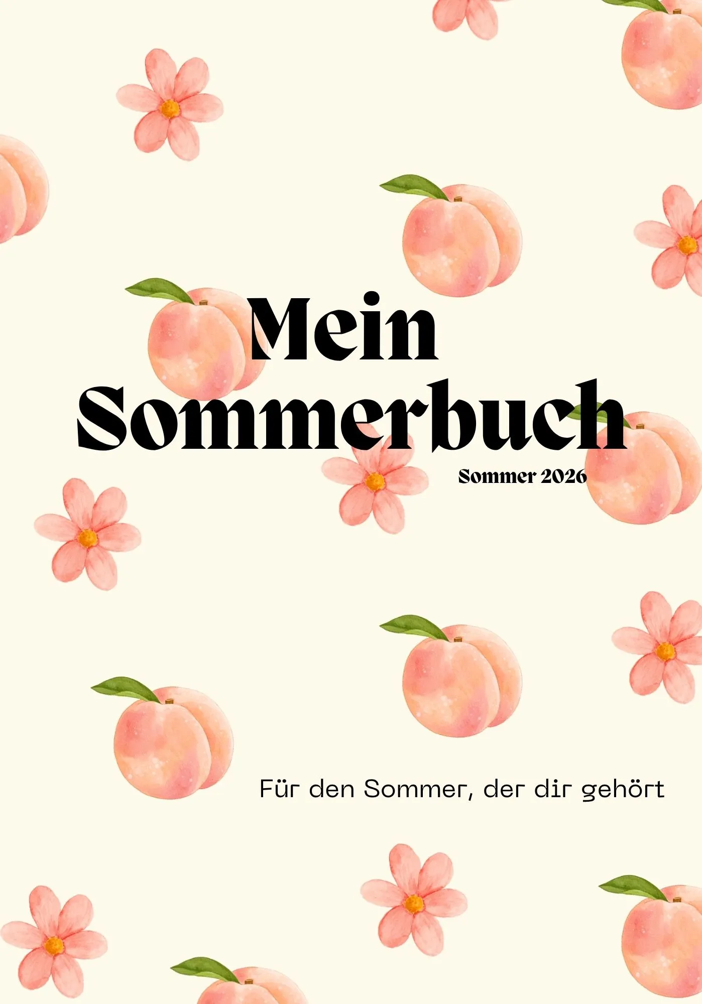 Mein Sommerbuch — Sommer 2026